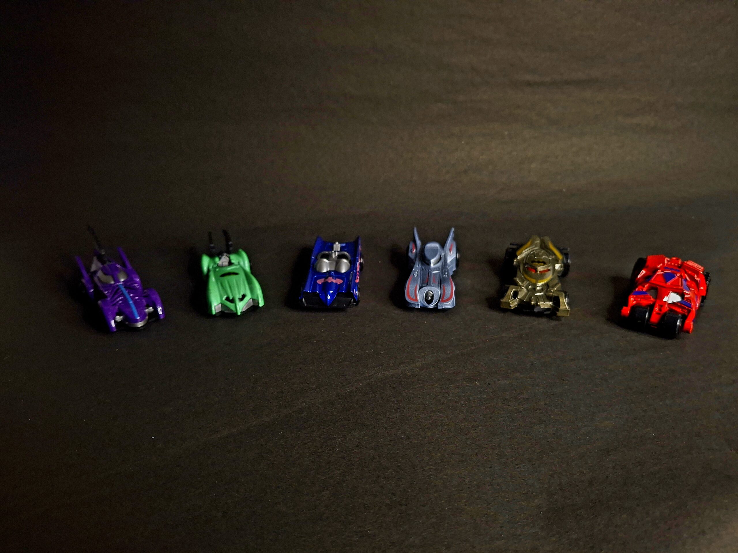 Hot wheels Batty metal cars set of 6