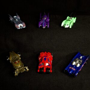 Hot wheels Batty metal cars set of 6