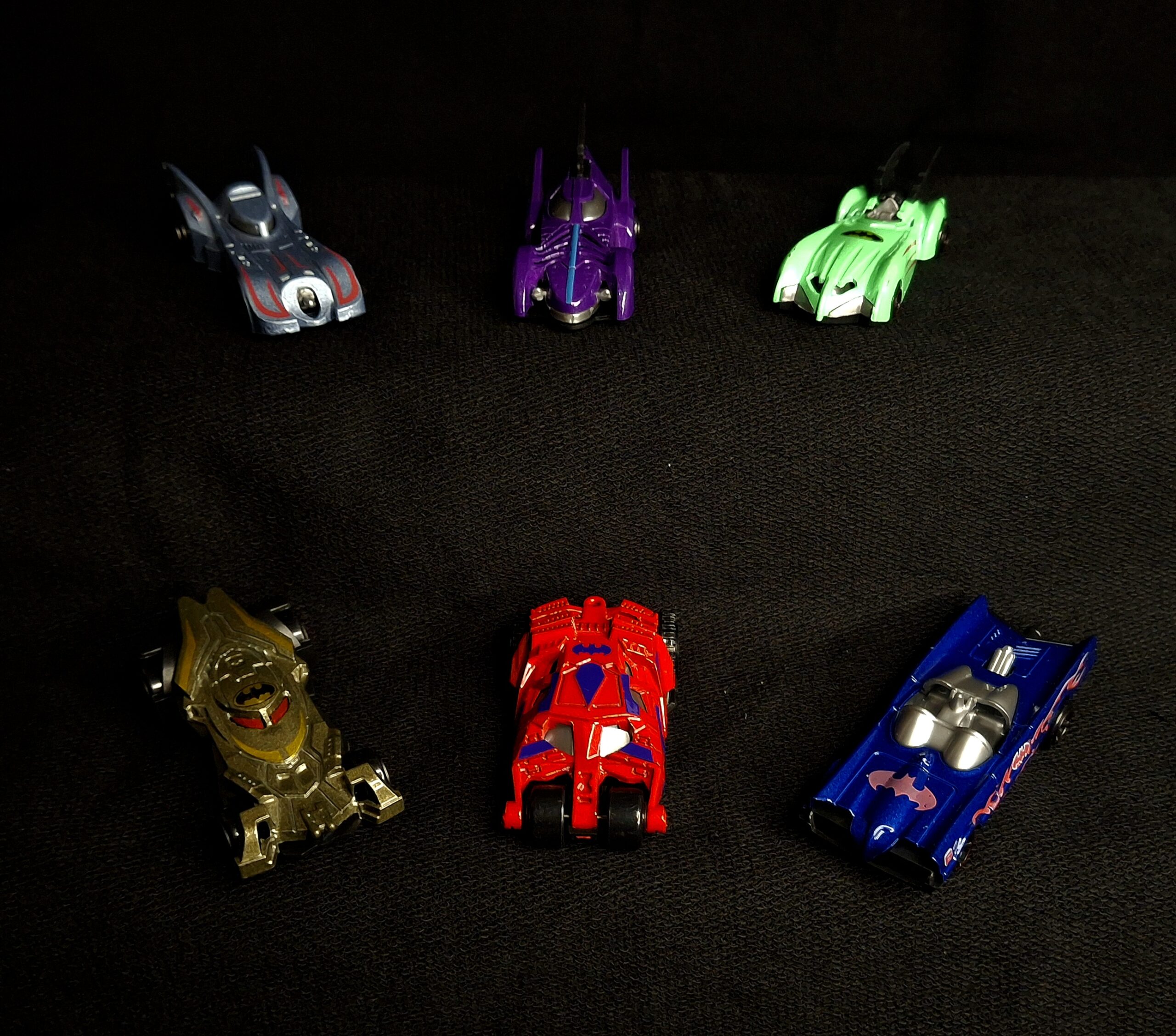 Hot wheels Batty metal cars set of 6