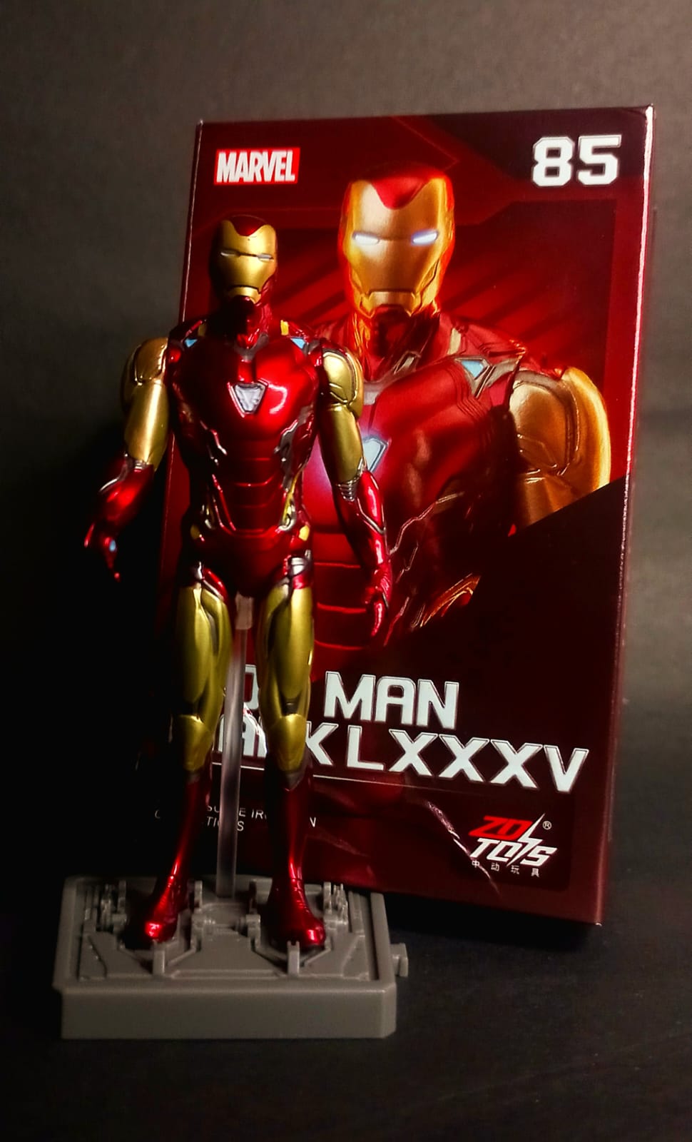 Marvel Iron Man mk85 Movable Metal Action Figure